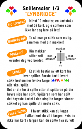 Nytt opplag av lynbridgekortstokkene Nytt opplag av lynbridgekortstokkene