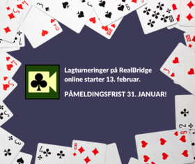 Online lagturneringer på RealBridge 2023