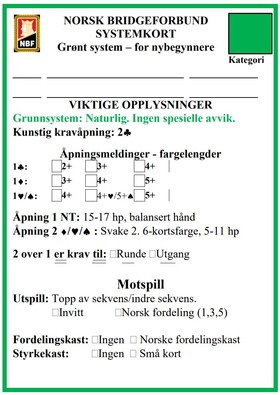 Grønt systemkort